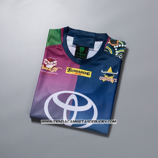 Camiseta North Queensland Cowboys Rugby 2018-2019 Conmemorative